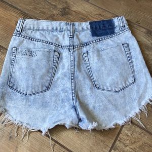 One Teaspoon | Cut Off Button Fly Jean Shorts